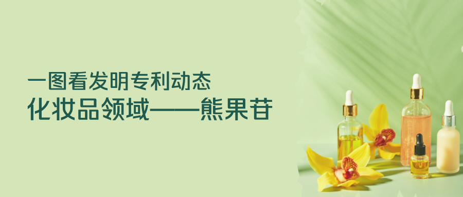  一图看发明专利动态｜化妆品领域——熊果苷
